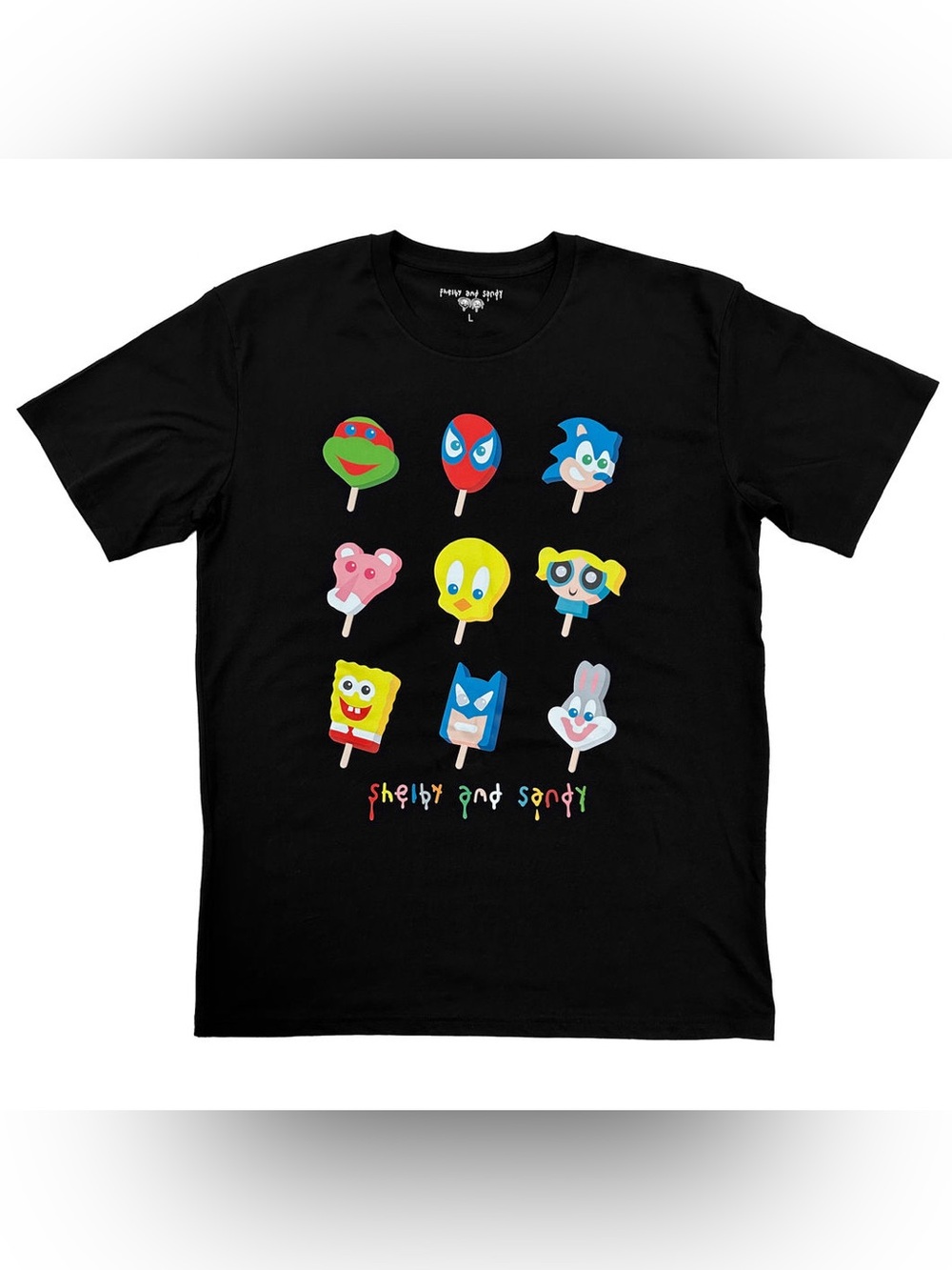 Shelby and Sandy Bubblegum Eye Ice Cream Tshirt - size XL LIMITED EDITION